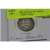 Image 1 : SCARCE 1894 QUEEN VIC NFLD SILVER 50 CENT COIN