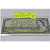 Image 1 : UNCIRCULATED 1954 $20 NOTE SCARCE HIGH GRADE