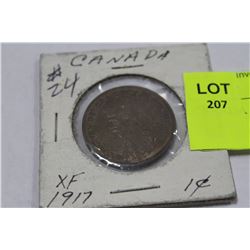 CANADA 1917 LARGE CENT
