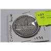 Image 1 : 1939 SILVER CANADA 1 DOLLAR COIN