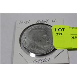 NAZI ADOLF HITLER PROPOGANDA COIN