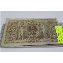 GERMAN BANKNOTES x3