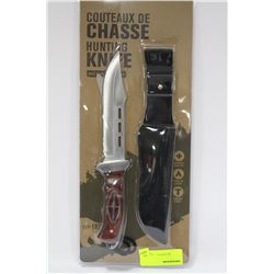 OLYMPIA 30667PKH HUNTING KNIFE WITH CASE