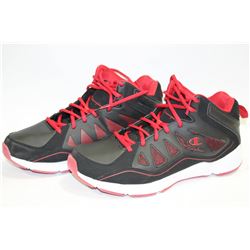 MIZUNO SZ 13 MEN'S RUNNING SHOES, BLACK/RED