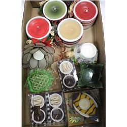 FLAT OF CANDLE HOLDERS & TEALIGHT HOLDERS