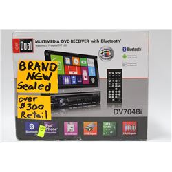 NEW DUAL DV704BI DVD CAR STEREO WITH REMOTE