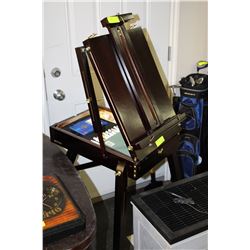 SKETCHING EASEL TABLE W/ CONTENTS