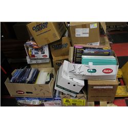 PALLET OF OFFICE SUPPLIES