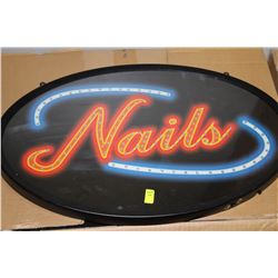 NEW LED NAILS SIGN