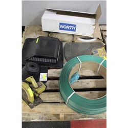 PALLET OF TOOLS AND SHOP MISC