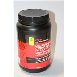 600G CONTAINER OF GNC MICRONIZED CREATINE
