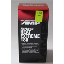 120 GNC AMPLIFIED HEAT EXTREME 180 SPORTS CAPSULES