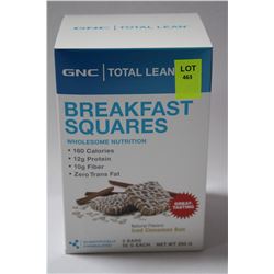 BOX OF 5 GNC CINNAMON BUN BREAKFAST SQUARES