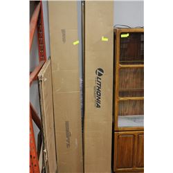 BOX OF 8' LITHONIA FLUORESCENT LIGHTS X3