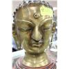 Image 2 : BRASS BUDDHA BUST, VERY OLD