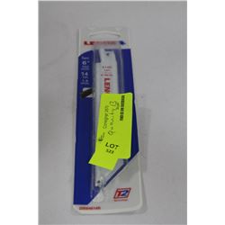 PACK OF 5 LENOX 6" BI METAL SAWZALL BLADES