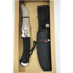 NEW OLYMPIA 30341 PKH HUNTING KNIFE W CASE