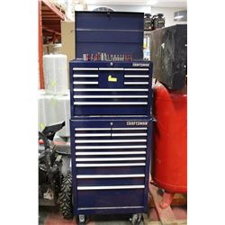 CRAFTSMAN 2PC. TOOLBOX W/ FULL OF TOOLS