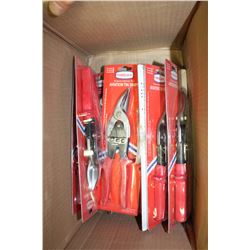 BOX OF TOOLEX TIN SNIPS