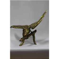 LARGE BRASS EAGLE WITH 3'  WINGSPAN