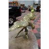 Image 4 : LARGE BRASS EAGLE WITH 3'  WINGSPAN