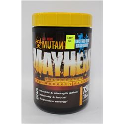 1.6 LBS MUTANT MAYHEM PREWORKOUT DIETARY