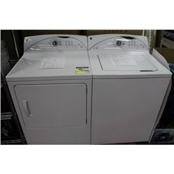 GE HIGH EFFICIENTY WASHER AND DRYER SET
