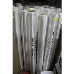 SMALL ROLLS OF FIBERGLASS MAT FOR REPAIRING BOATS