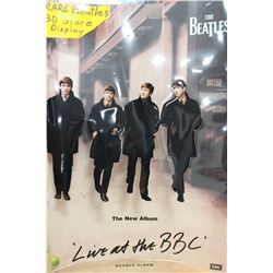 RARE PROMOTION ONLY 3D BEATLES DISPLAY