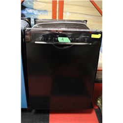 GE BLACK WITH STAINLESS DRUM DISHWASHER