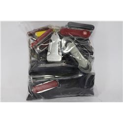 BIG BAG OF ASSORTED KNIVES