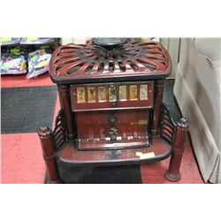 ANTIQUE WHERLE COTTAGE MAID CAST PARLOUR STOVE