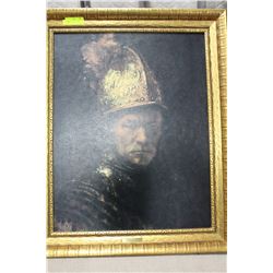 VINTAGE STYLE GOLD FRAMED PICTURE ON CHOICE