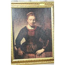 VINTAGE STYLE GOLD FRAMED PICTURE ON CHOICE