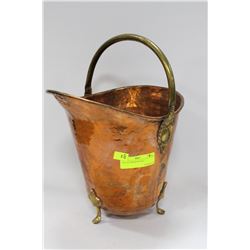VINTAGE BRASS BUCKET