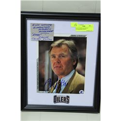 GLEN SATHER  AUTHENTIC AUTOGRAPHED PHOTO