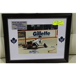 MIKE PALMATEER  AUTHENTIC AUTOGRAPHED PHOTO