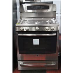 GE STAINLESS STEEL GAS TOP STOVE