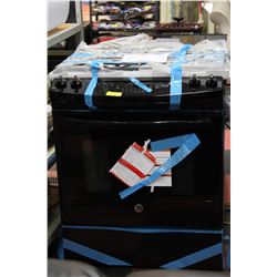 BLACK GE CAFE SLIDE IN GAS STOVE