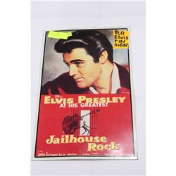 ELVIS TIN SIGN