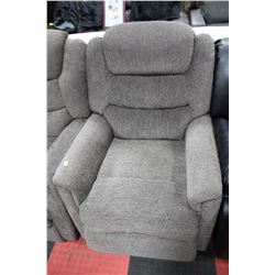 GREY FABRIC SOFA CHAIR