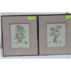 Image 1 : PAIR OF ESTATE ROSE PICTURES