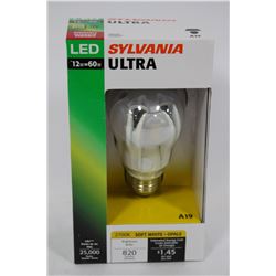 SYLVANIA 12 WATT=60 WATT LED LIGHT BULB