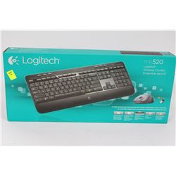 LOGITECH MK520 WIRELESS KEYBOARD AND MOUSE COMBO