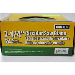 CASE OF 24 CONTRACTOR GRADE 7 1/4" CIRCULAR SAW