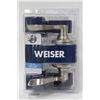 Image 1 : WEISER BED AND BATH HANDLE SET X2