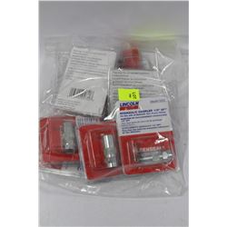 BAG OF LINCOLN HYDRAULIC 1/8" COUPLERS