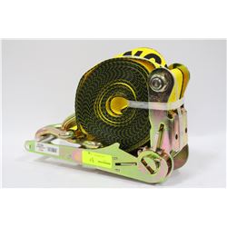 HEAVY DUTY 15,000LB  3" X 30' RATCHET STRAP