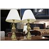 Image 1 : PAIR OF ESTATE BRASS LAMPS