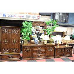 ESTATE 5 PC SKLAR AND PEPPLAR BEDROOM SET